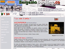 Tablet Screenshot of bergamobooking.com